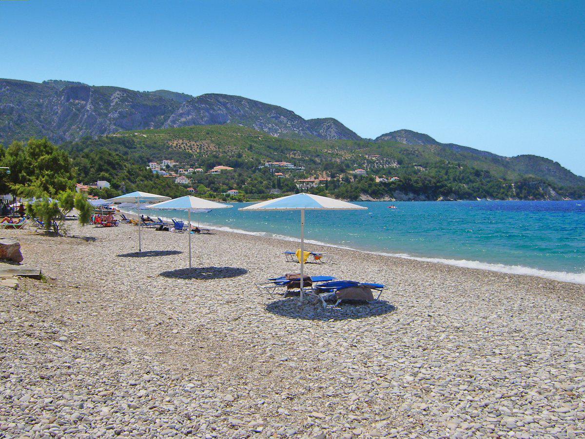 Olympia Beach Hotel Kokkari Buitenkant foto