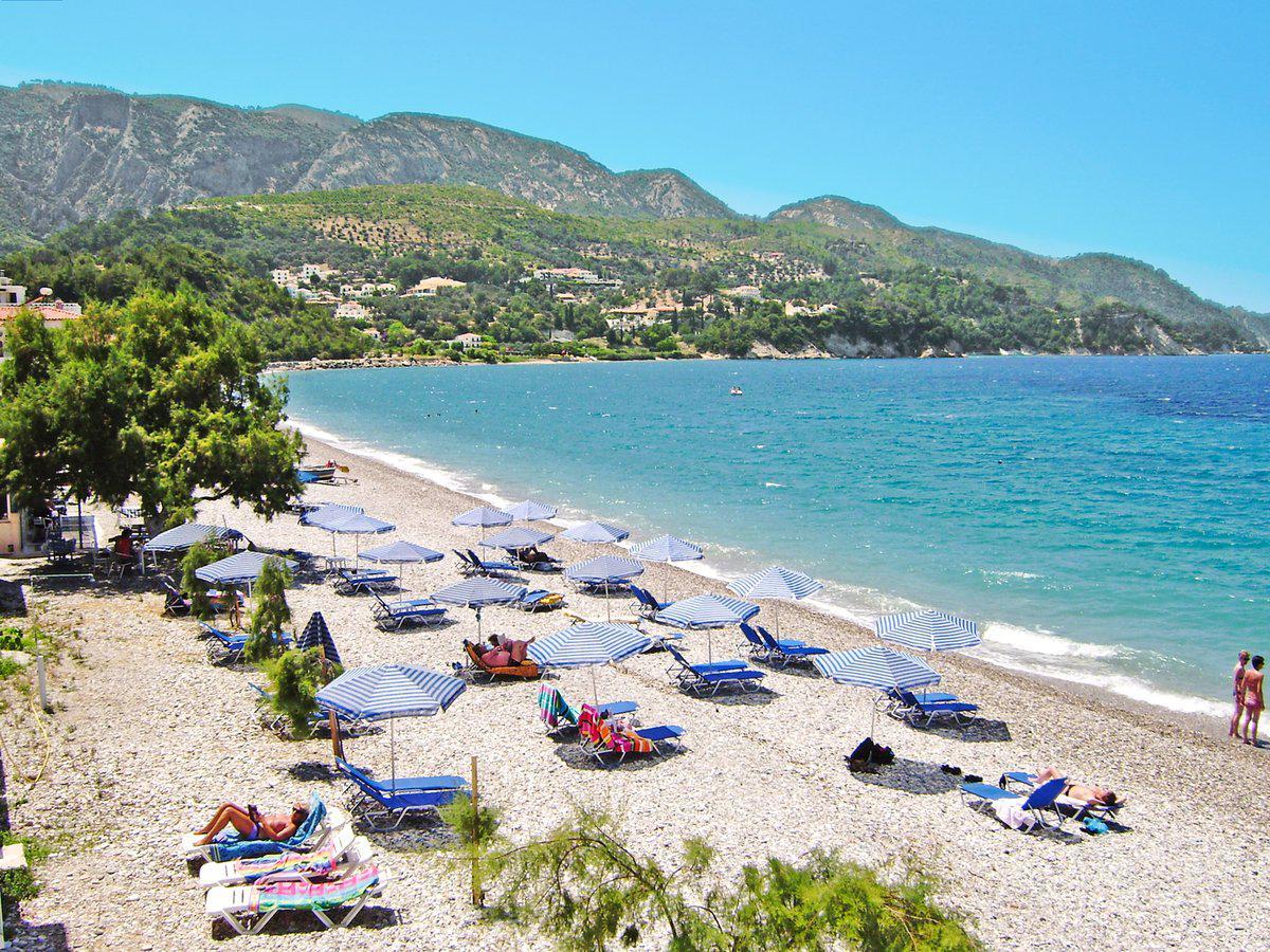 Olympia Beach Hotel Kokkari Buitenkant foto
